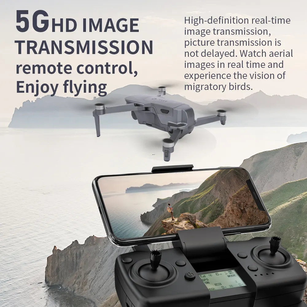 RC Drone 016 GPS Mini-Drohne – 4K-Kamera, Smart Follow, 20 Minuten Flug