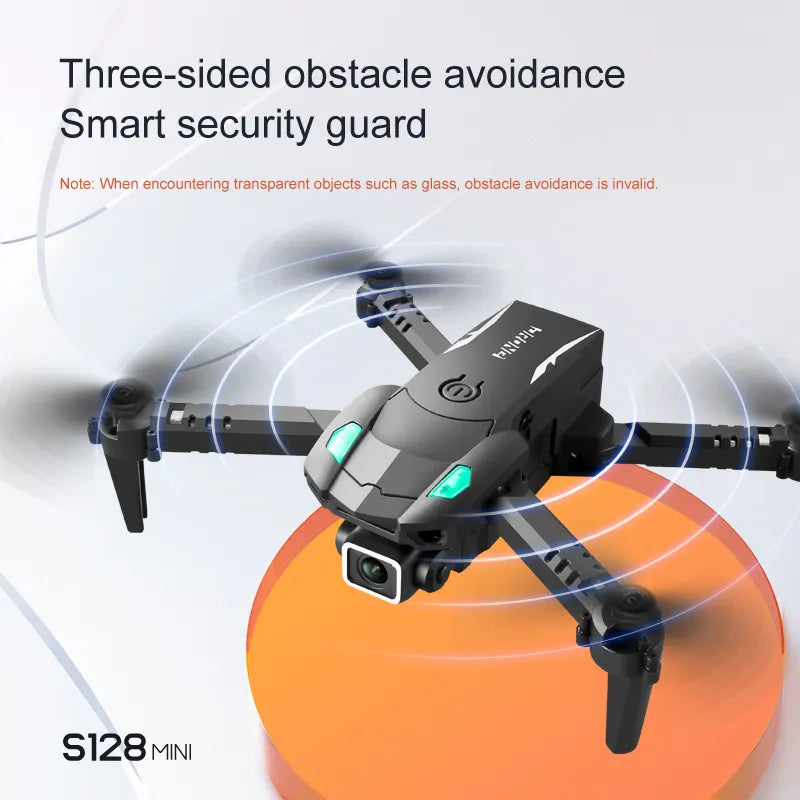 S128 Portable Drone with 8K Dual Camera, Obstacle Avoidance & WiFi FPV