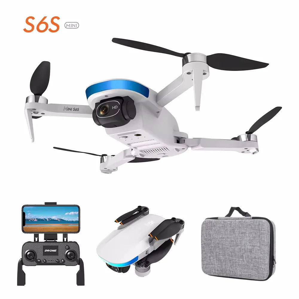 S6S Mini GPS Drone – Foldable 4K Dual Camera with 5G FPV & Brushless Motors