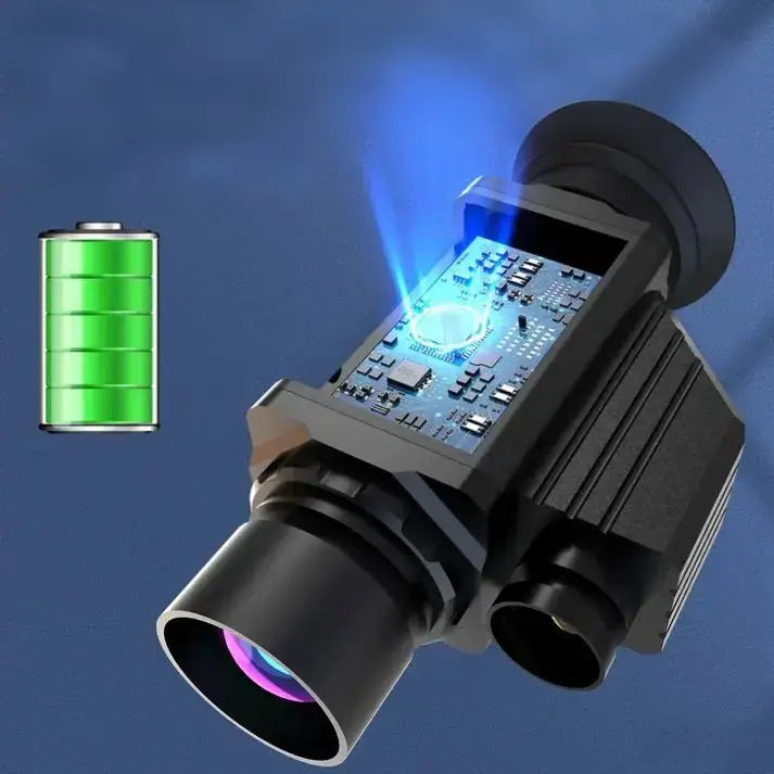Jumelles thermiques infrarouges 7X – Portée 500 m, sensibilité 25 mK