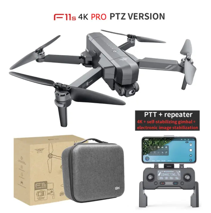 Drone GPS F11S Pro – Caméra 4K, portée de 3 km, autonomie de vol de 28 minutes | ProDrone