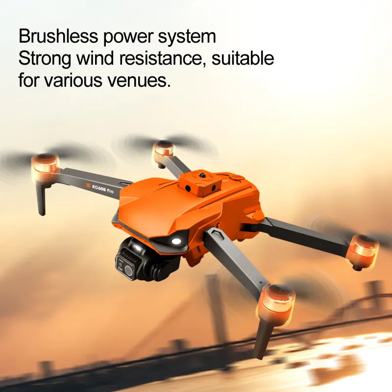 Drone RG608 Max – Double caméra 8K, FPV 5 km, évitement d'obstacles