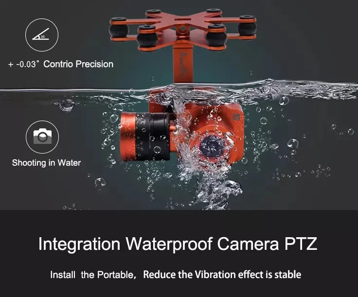 SplashDrone 3+ wasserdichte 4K-Drohne mit GPS und 1 kg Nutzlast