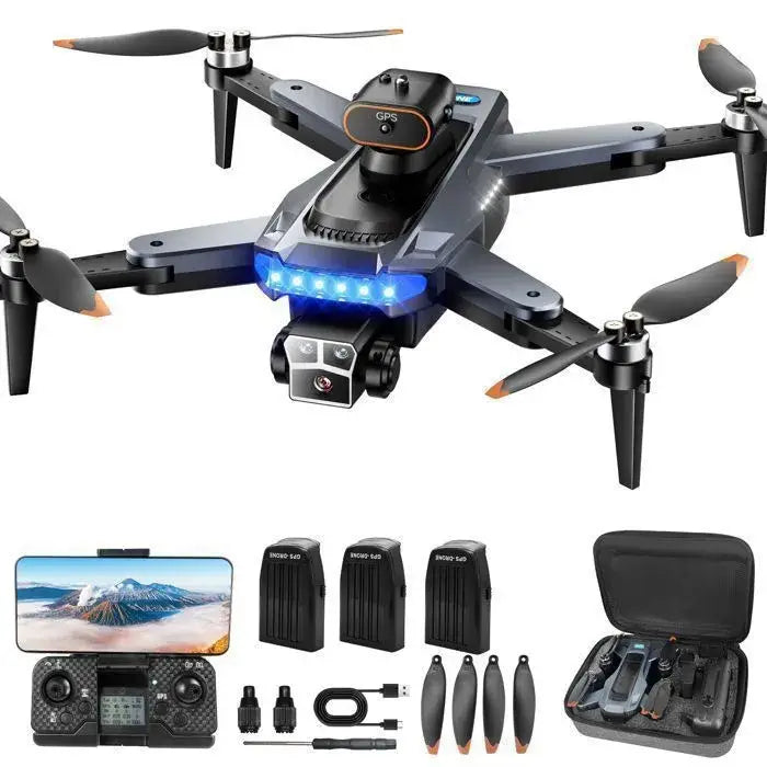 P17s Mini Drone – 4K Dual Camera, Brushless Motor, Foldable, 5G FPV