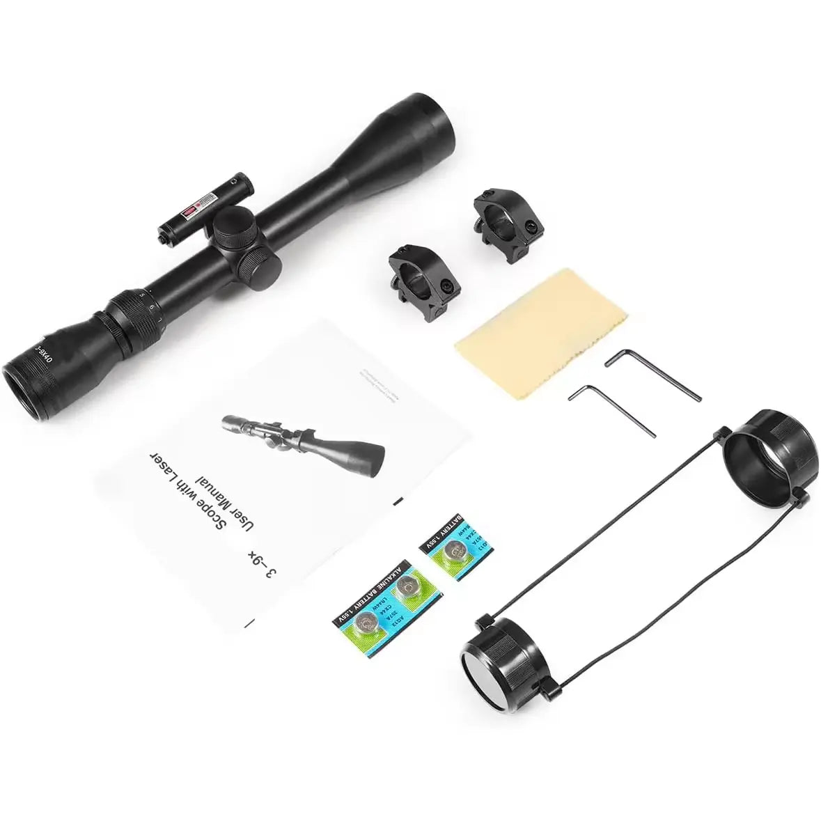 3-9x40 Thermal Night Vision Scope with Green & Red Laser – Tactical LPVO Optic