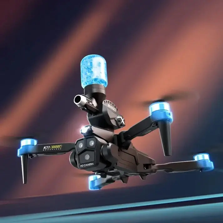 K11 Max 8K Foldable Drone with Water Bombs & Triple Cameras