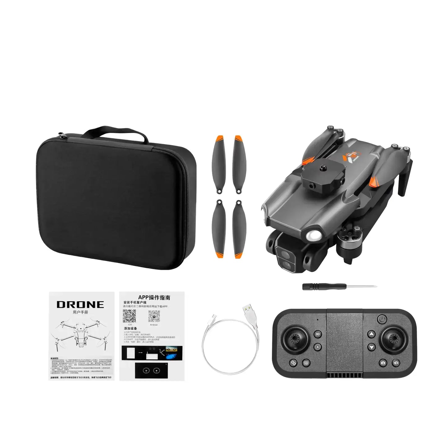 S119 Mini Drone 4K HD Camera with Obstacle Avoidance & Foldable Design