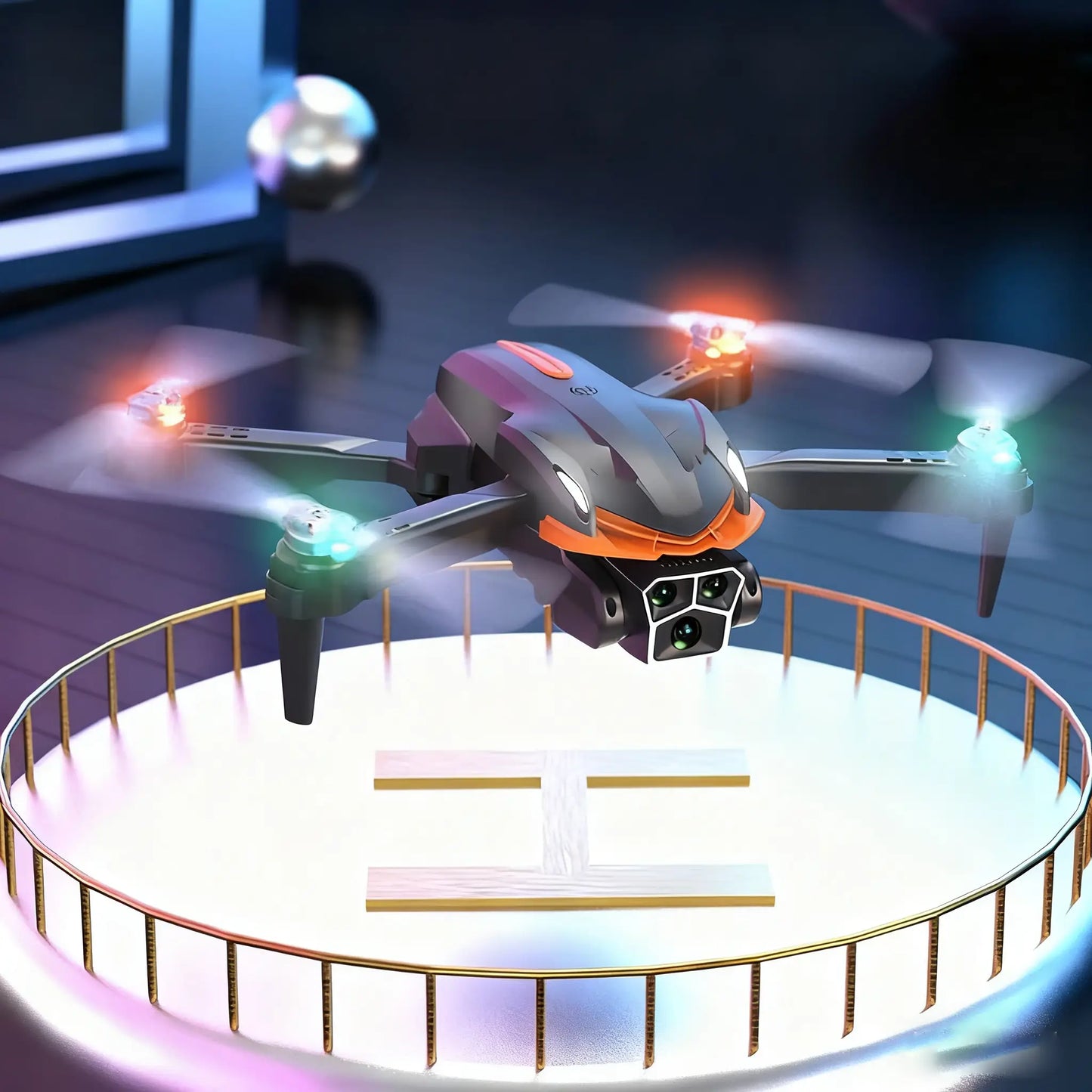 4K GPS Drone AE4 – Dual Camera, Remote Control, 2000mAh Battery