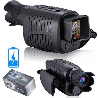 NVS7 Infrared Night Vision Monocular, 10X Digital Zoom for Hunting, 300m Sight
