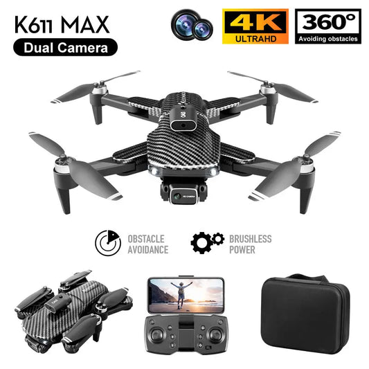 K611 MAX 4K Dual Camera Drone – Optical Flow & Obstacle Avoidance
