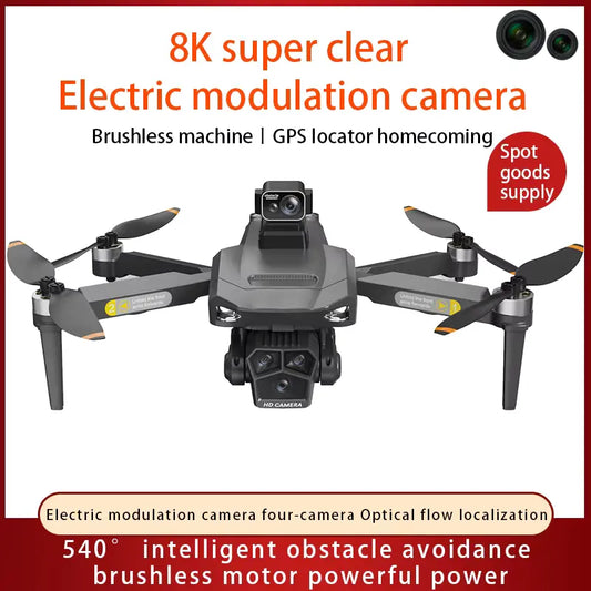 P20 8KM Long Range 4K Drone - Obstacle Avoidance, GPS, EIS, 5G FPV, Pro Cameras