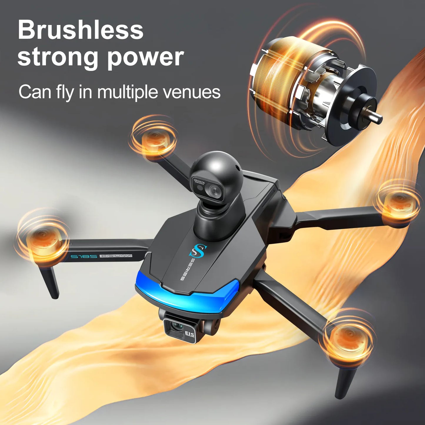 S185 GPS Drone with 7.2-Inch Screen, 2.7K Camera & Brushless Motor | ProDrone UK