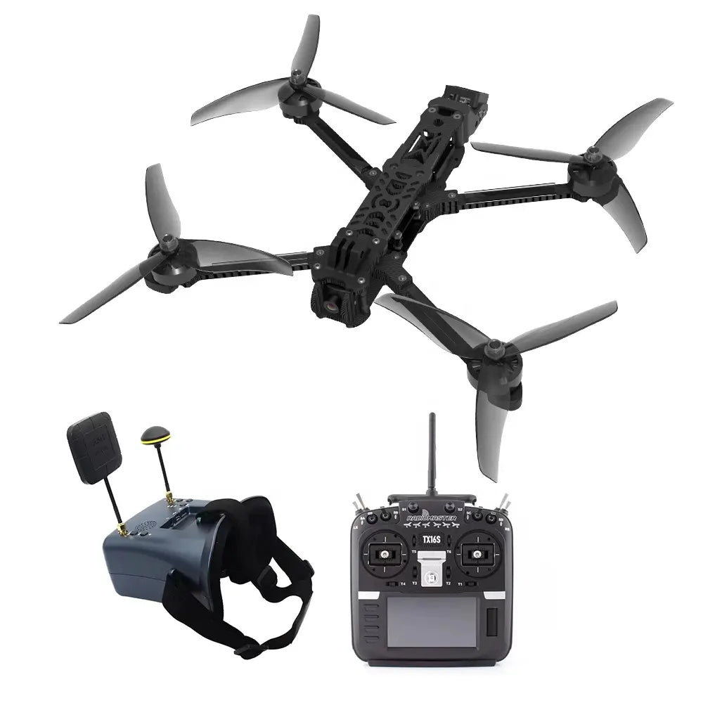 7-inch FPV Drone 20KM VTX 5.8G with Night Vision Camera, 2~3.5kg Load, ELRS915 Receiver Kit