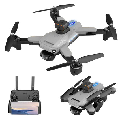 P9 PRO Drone with 8K Dual Camera, 6-Axis, FPV, 360° Obstacle Avoidance, Foldable, LED Lights, 10KM/H Speed