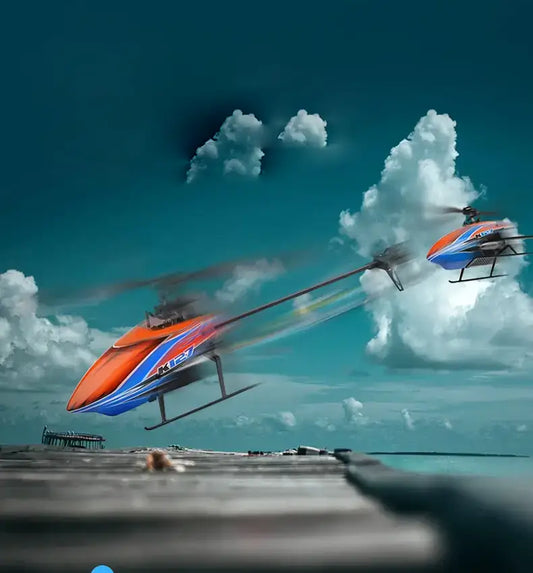 K127 RC Helicopter – 4CH Coreless Motor Drone with Altitude Hold & One-Key Fligh
