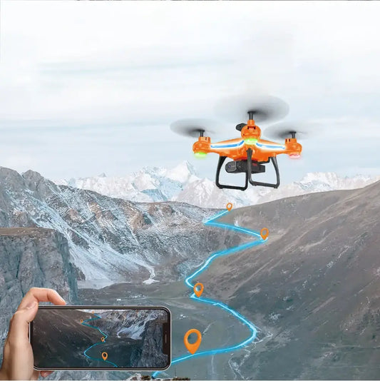 F192 RC Drone 4K Dual Camera | Foldable Optical Flow Drone for Beginners