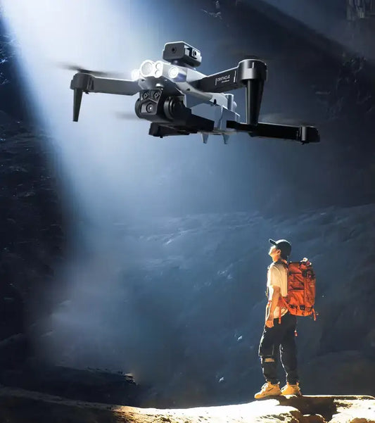 LU200 Drone 4K Dual Camera | GPS, 5G WiFi FPV, Foldable Mini UAV