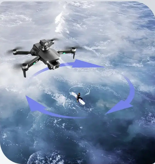 Drone RG109 MAX 4K double caméra | Quadricoptère RC GPS pliable avec portée de 1 200 m
