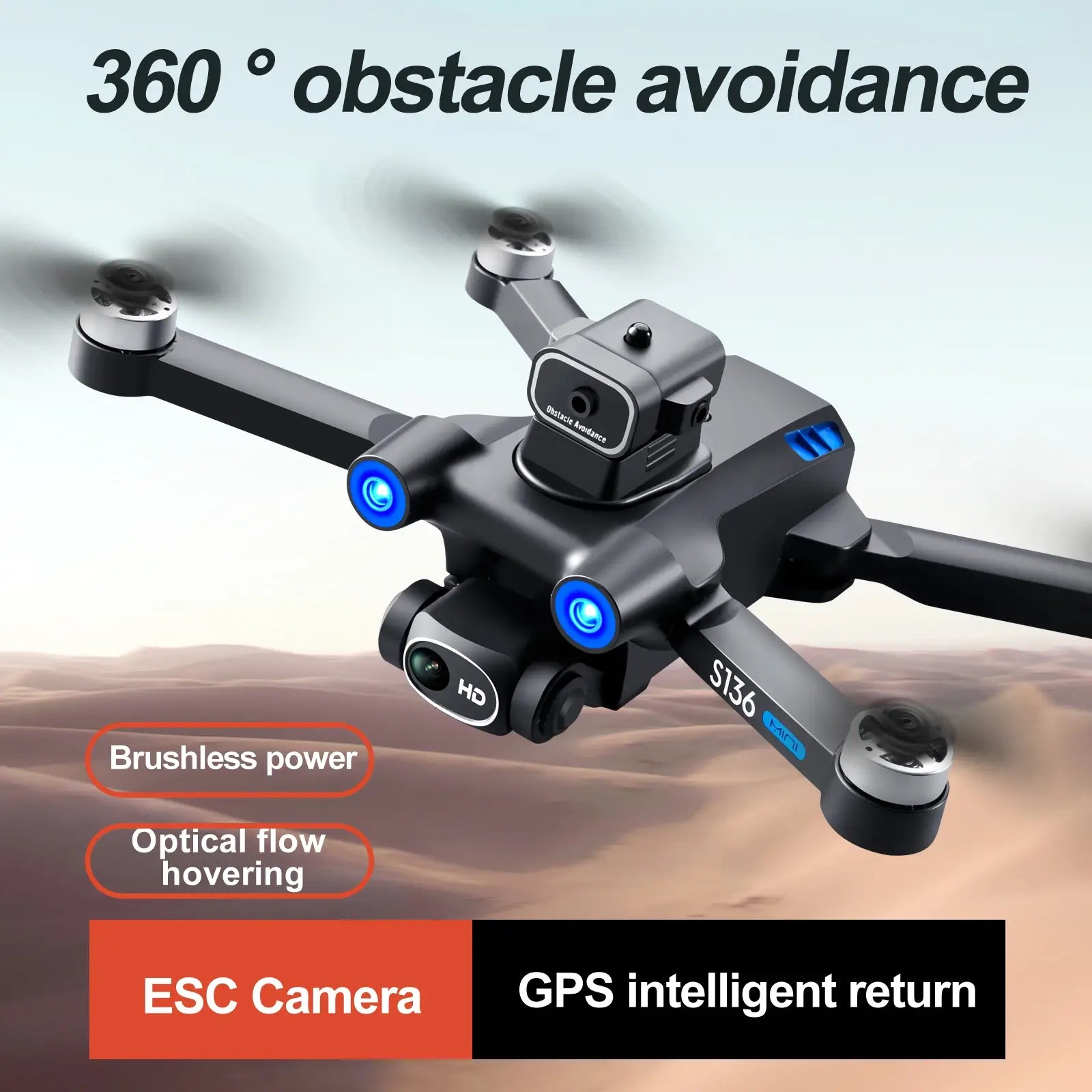 GPS-enabled quadcopter