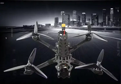 Piranha 7-Inch FPV Racing Drone | 4K Camera, 360° Obstacle Avoidance & Long Range