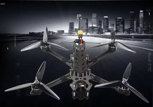 Piranha 7-Inch FPV Racing Drone | 4K Camera, 360° Obstacle Avoidance & Long Range