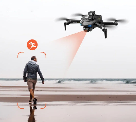 LS S+ 8K Drone – 5G GPS Camera Drone with Obstacle Avoidance & Follow Me
