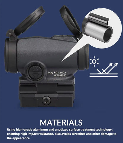 Tactical Red Dot Sight – Waterproof, 1X Magnification, NVD2 Ready