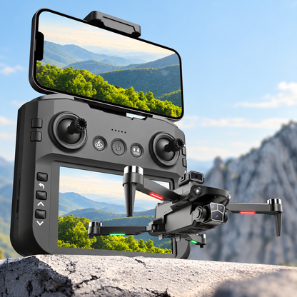 S182 GPS drone with screen remote controller and smartphone holder for aerial photography