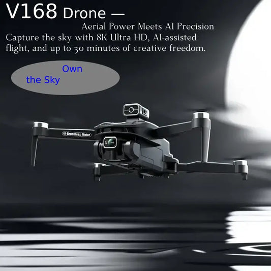 V168 8K GPS-Drohne mit Doppelkamera und Hindernisvermeidung | ProDrone