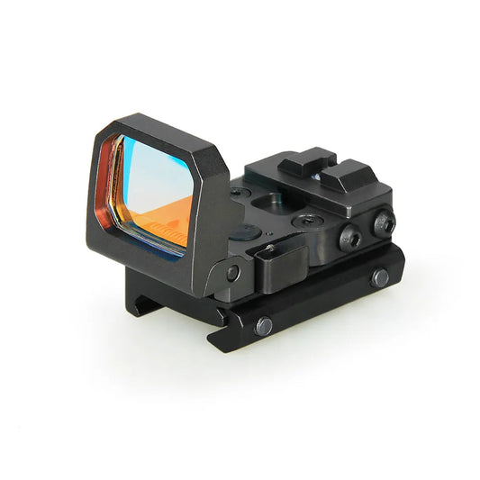 1X Folding Red Dot Sight Scope – CNC Machined, 6061 Aluminum, Red Dot Reticle for Rifles