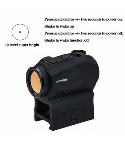 Hunting Reflex Scope 1X20mm Red Dot Sight with 10 Illumination Settings and Aluminum Housing