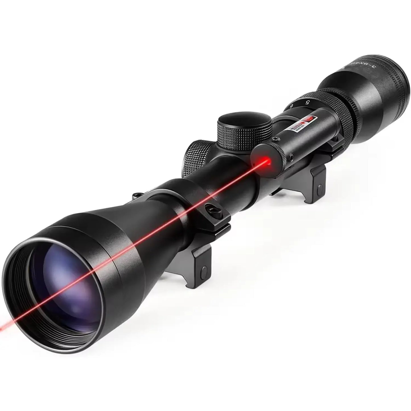 Combo Night Vision Thermal Green & Red Laser Scope 3-9x40 LPVO FFP Prism Optics for Tactical Hunting