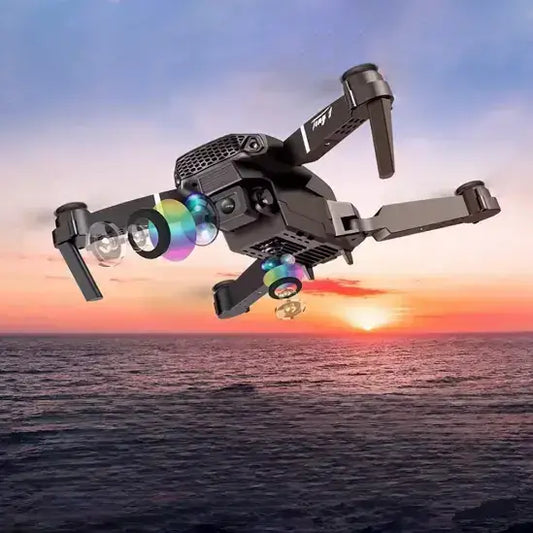 🚁🔥🎥 E88 Pro Foldable Drone with Dual 4K Cameras, 1KM FPV, Altitude Hold