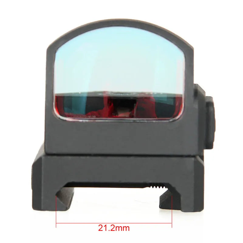 Optical Red Dot Sight 1X Magnification Waterproof Multi-Coated Lens Reflex Scope