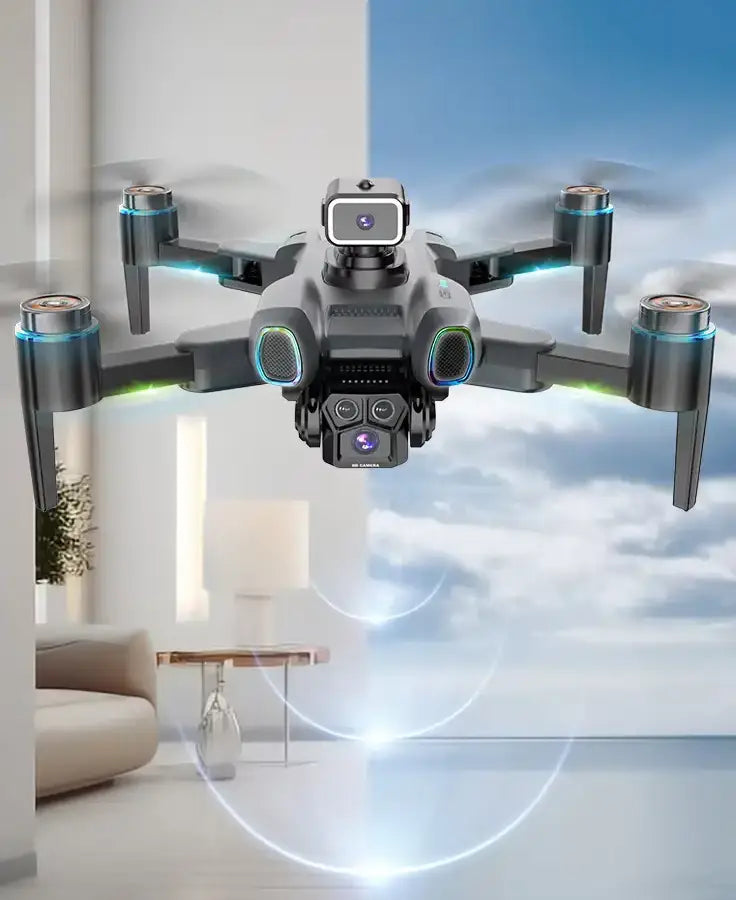 CS15 Brushless Drone – 4-Sided Obstacle Avoidance, Optical Flow, LED