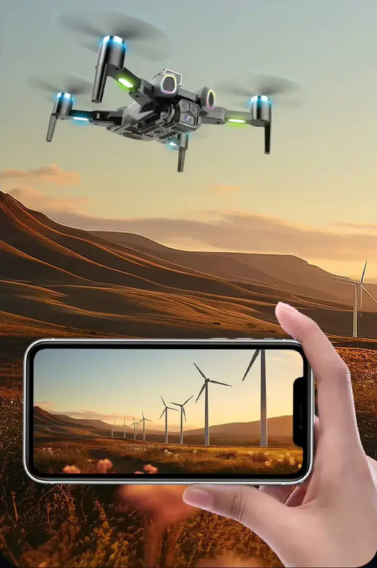CS15 Brushless Drone – 4-Sided Obstacle Avoidance, Optical Flow, LED