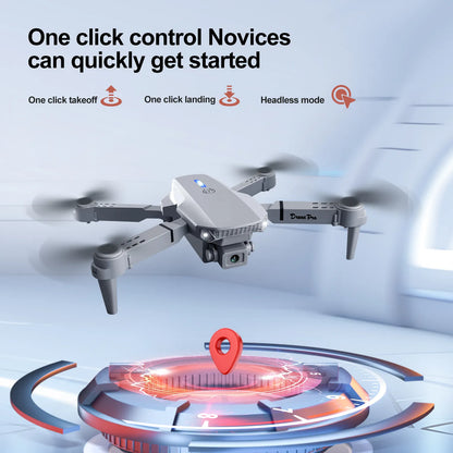 🚁🔥🎥 E88 Pro Foldable Drone with Dual 4K Cameras, 1KM FPV, Altitude Hold