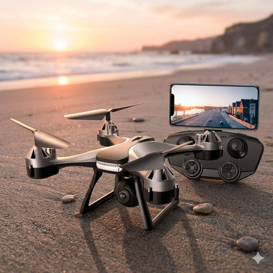 JC801 Stunt Drone with 4K Photo Output, Optical Flow Hovering, and Protective Guards - Ideal for Beginners and Kids. - 4K camera drone wi...