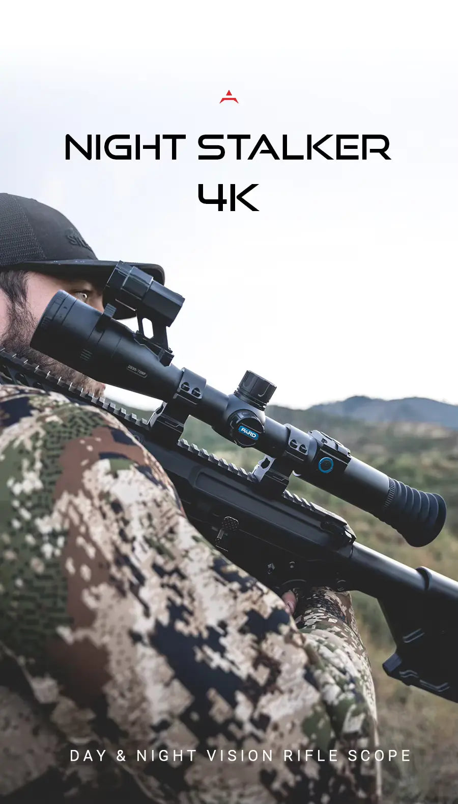 DS37-LRF Night Stalker 4K Scope with Laser Rangefinder, IR & Wi-Fi
