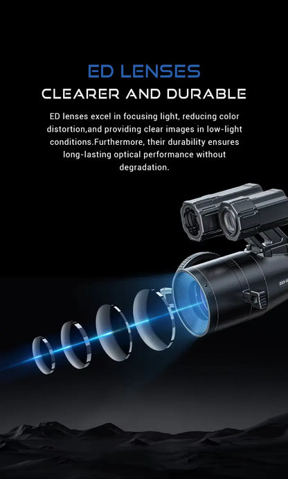 DS37-LRF Night Stalker 4K Scope with Laser Rangefinder, IR & Wi-Fi