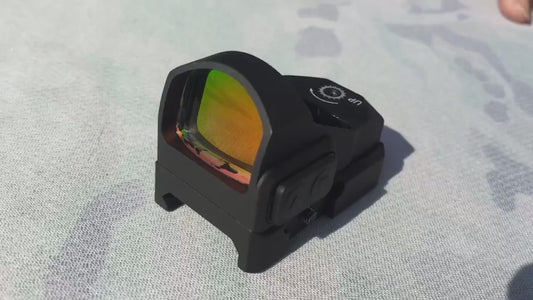 Optical Red Dot Sight 1X Magnification Waterproof Multi-Coated Lens Reflex Scope