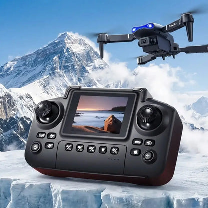 E88 Pro Drone with Built-in Screen Remote | Optical Flow, 1080p HD Dual Camera & Obstacle Avoidance