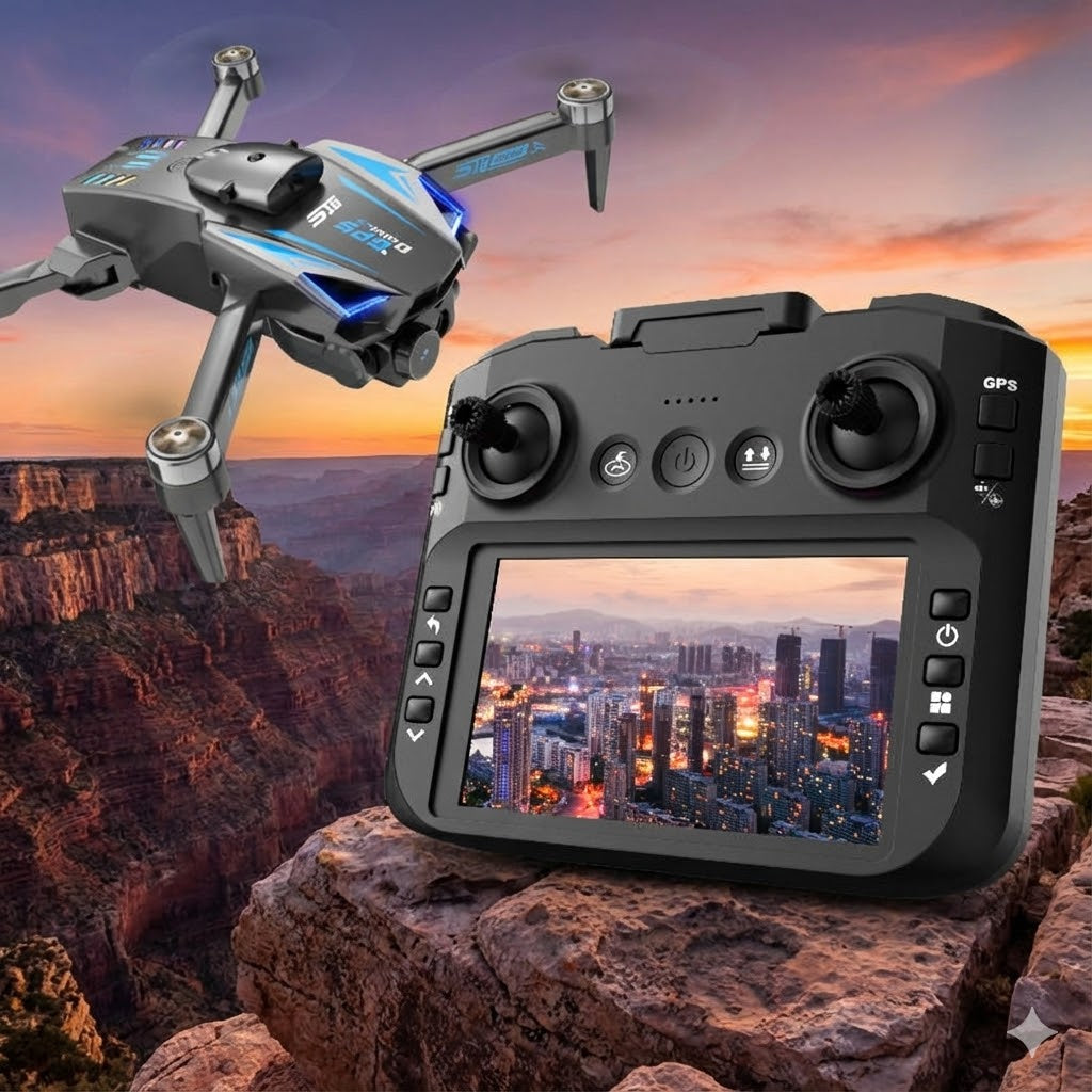 S18 Drone 4K | Dual Camera, Obstacle Avoidance & Easy Flight